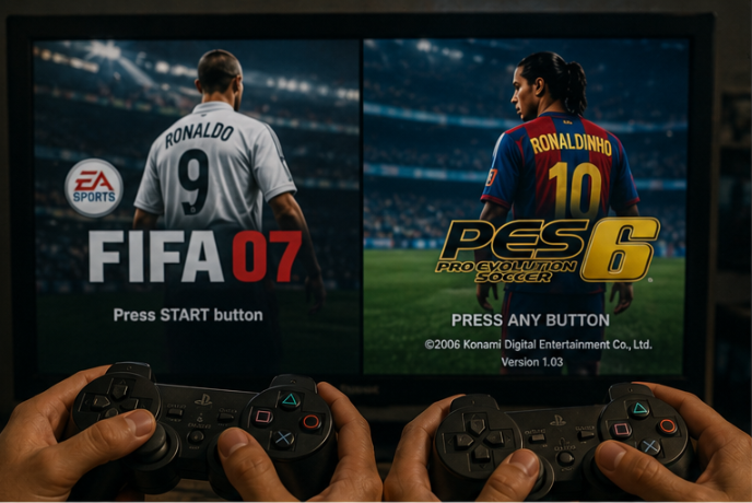 C&aacute;nh đ&agrave;n &ocirc;ng ch&uacute;ng t&ocirc;i cũng c&oacute; những tranh c&atilde;i kh&ocirc;ng hồi kết: FIFA hay PES hay hơn, nhưng rồi tất cả cũng chỉ c&ograve;n l&agrave; ho&agrave;i niệm - Ảnh 1.