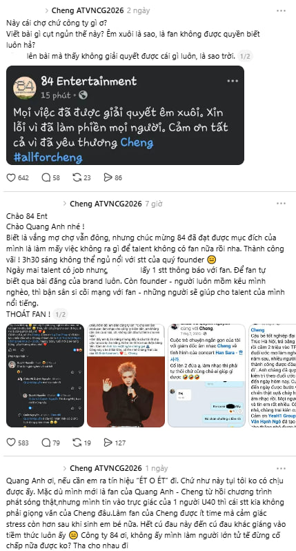 1 Anh Trai Ch&ocirc;ng Gai bị tho&aacute;t fan sau 2 tập ph&aacute;t s&oacute;ng, c&ocirc;ng ty quản l&yacute; g&acirc;y tranh c&atilde;i- Ảnh 3.
