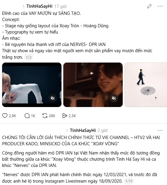 Tranh c&atilde;i lớn nhất Tinh H&agrave; Say Hi l&uacute;c n&agrave;y: Tiết mục đội HURRYKNG vướng nghi vấn đạo nhạc - Ảnh 3.