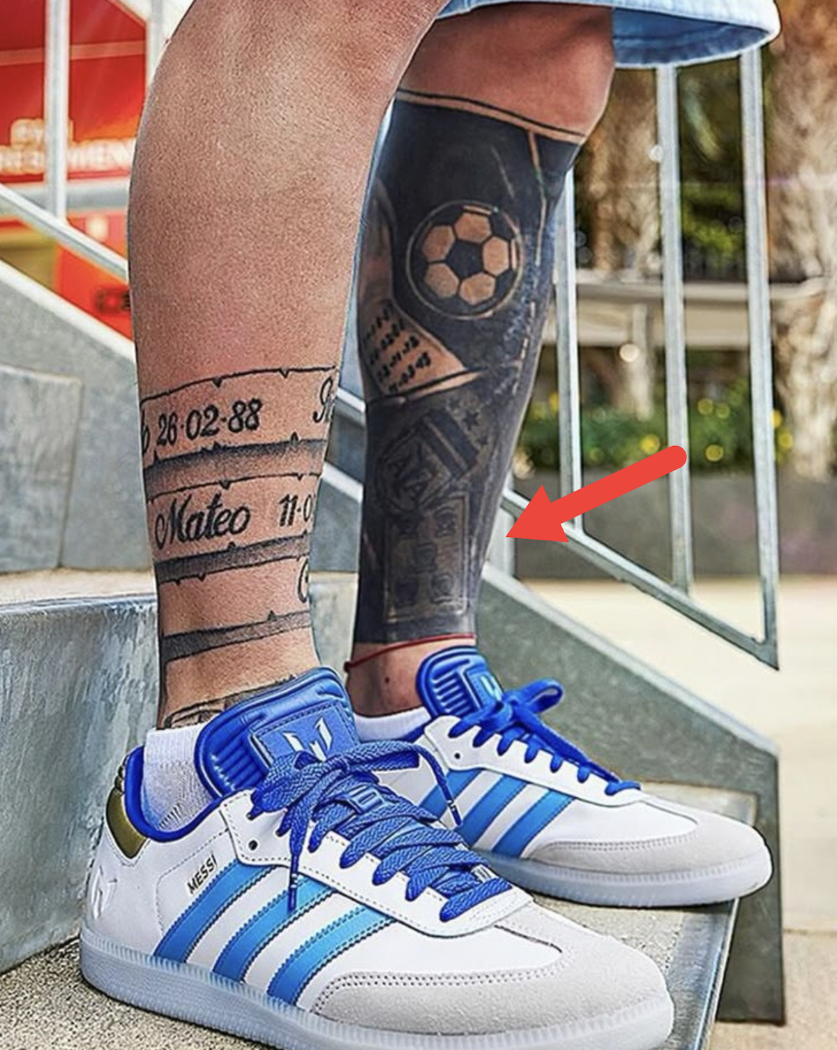 Loạt h&igrave;nh xăm của Messi: Mỗi n&eacute;t mực mỗi chương cuộc đời, một l&aacute; b&agrave;i may mắn yểm tr&ecirc;n ống đồng- Ảnh 12.