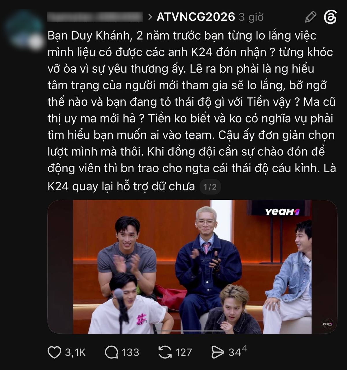 Duy Khánh nói về tranh cãi thái độ ở show Chông Gai: “Chắc do chương trình không thể dựng hết mọi thứ”- Ảnh 6.