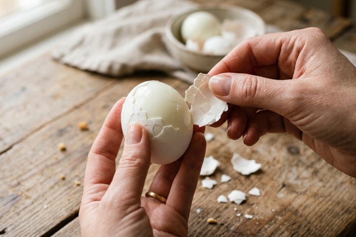 Tại sao kh&ocirc;ng n&ecirc;n rửa trứng đ&atilde; luộc bằng nước m&aacute;y? Rất nhiều người vẫn l&agrave;m m&agrave; kh&ocirc;ng biết đ&oacute; l&agrave; sai lầm - Ảnh 2.