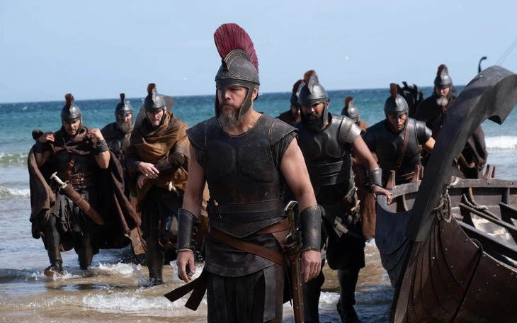 MXH ph&aacute;t cuồng v&igrave; The Odyssey: Kh&uacute;c bi tr&aacute;ng b&ugrave;ng nổ mọi gi&aacute;c quan, nổi da g&agrave; từ bối cảnh đến kỹ xảo- Ảnh 1.