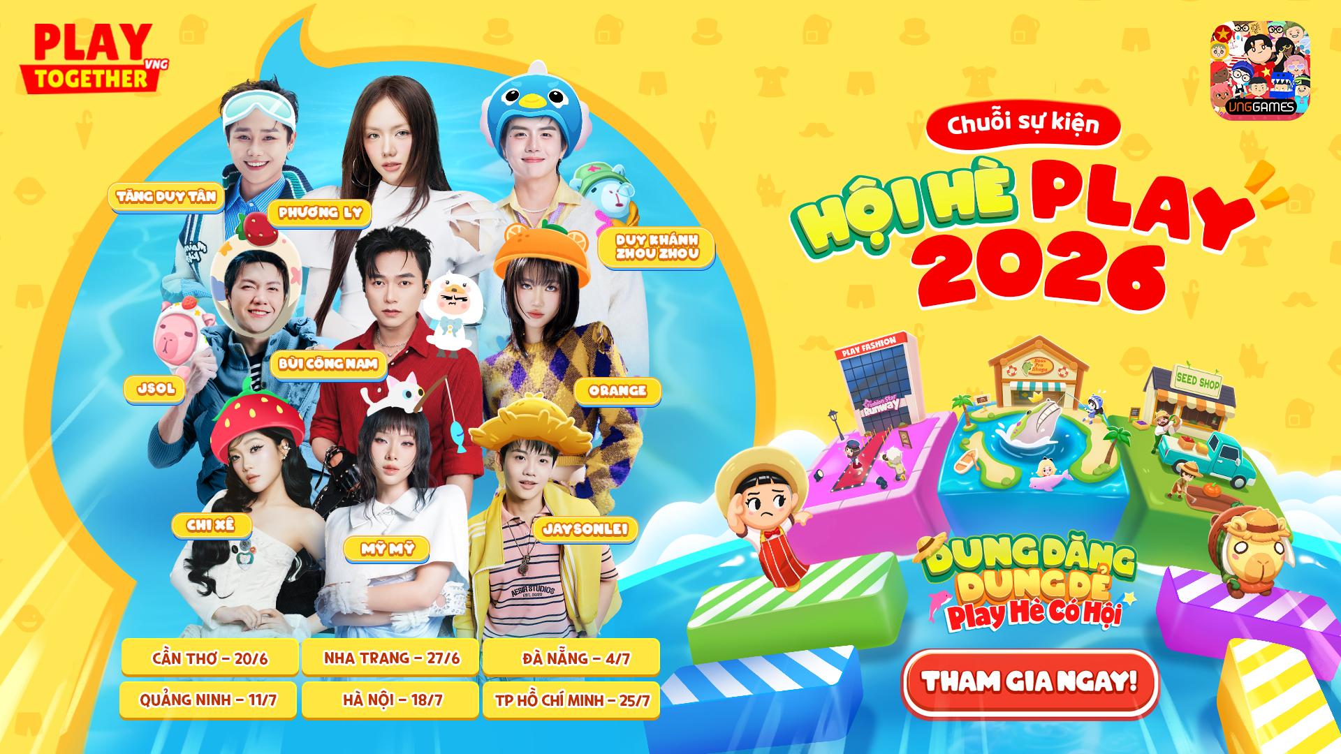 Dung Dăng Dung Dẻ, Play Hè Có Hội: Play Together VNG chơi lớn với chuỗi sự kiện offline xuyên Việt hoành tráng hè 2026 - Ảnh 2.