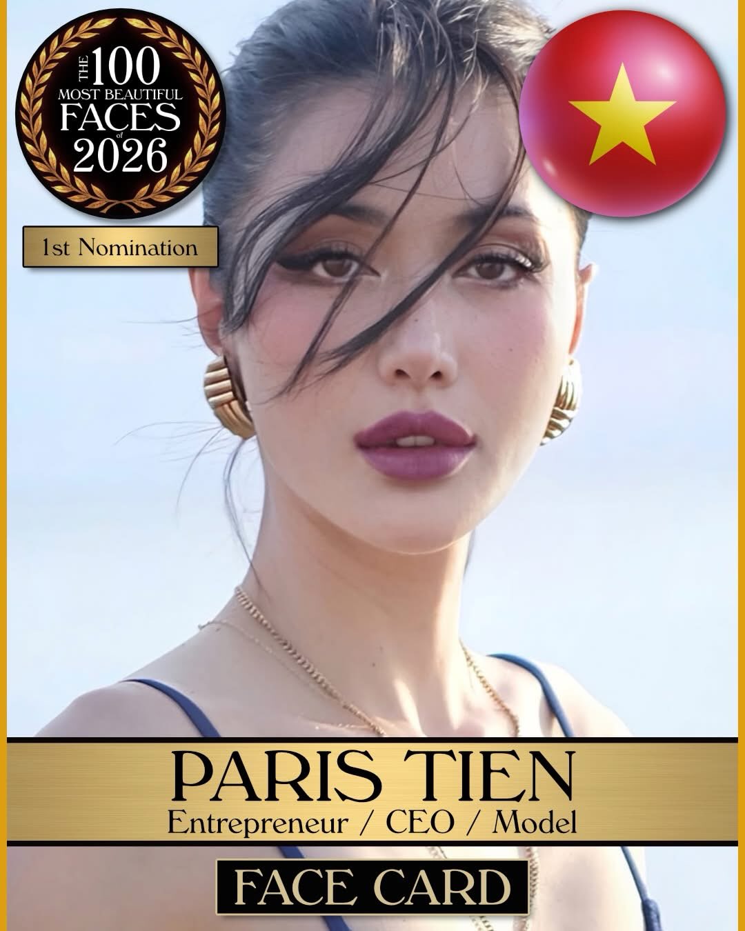 Paris Tiên được đề cử 100 gương mặt đẹp nhất thế giới: Loạt ảnh đeo nhẫn kim cương size khủng gây chú ý, hôn nhân bí ẩn - Ảnh 1.