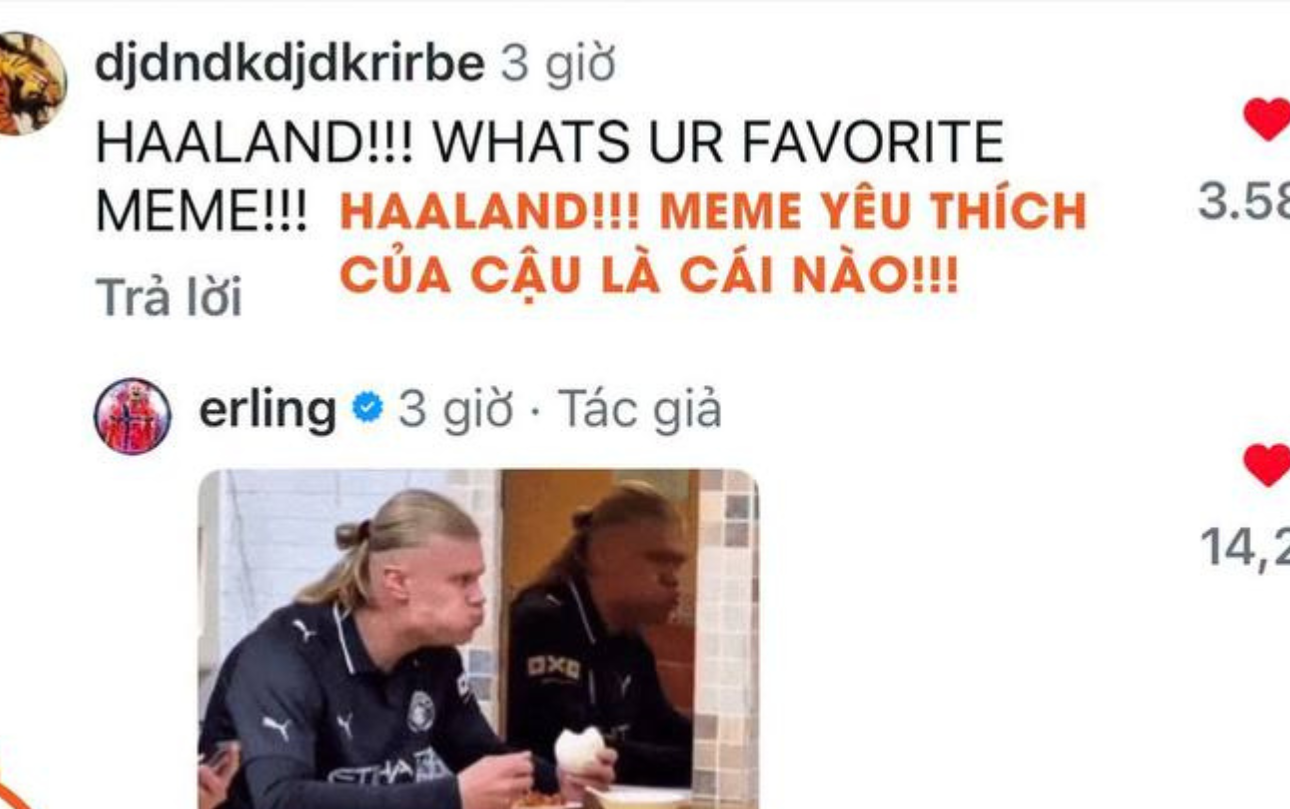 Tiết lộ chiếc meme khiến "qu&aacute;i th&uacute;" Erling Haaland th&iacute;ch th&uacute; nhất: H&oacute;a ra l&agrave; khoảnh khắc giật m&igrave;nh n&agrave;y!- Ảnh 6.