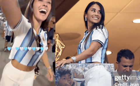 Cả thế giới tung h&ocirc; Messi, c&ograve;n b&agrave; x&atilde; "thanh mai tr&uacute;c m&atilde;" - Antonella lại g&acirc;y sốt kh&aacute;n đ&agrave;i World Cup với v&ograve;ng eo săn chắc, visual trẻ đẹp kh&oacute; tin- Ảnh 1.