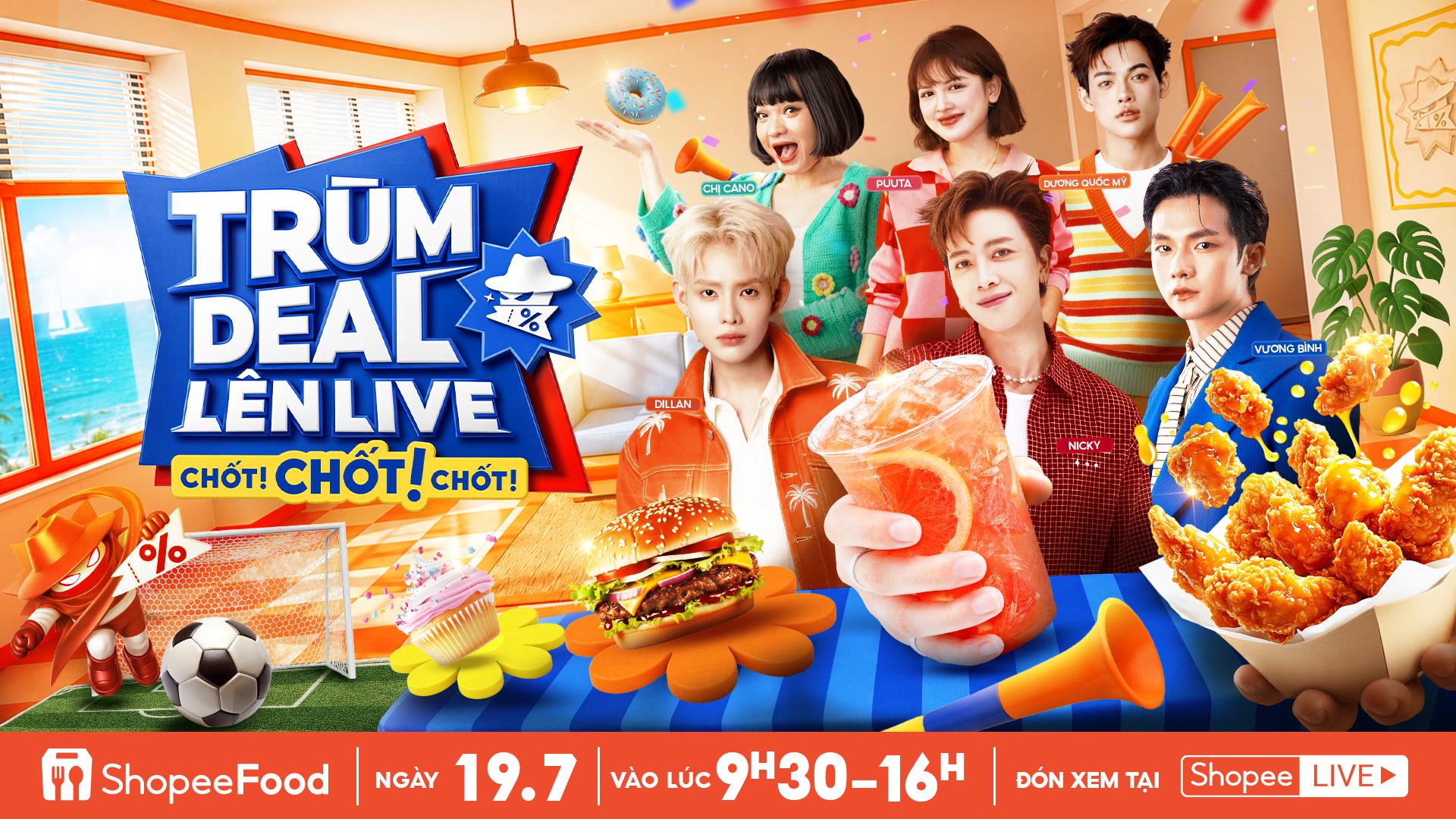 Cuối tuần xem livestream, nắm ngay b&iacute; k&iacute;p săn deal m&oacute;n ngon si&ecirc;u hời c&ugrave;ng ShopeeFood - Ảnh 2.
