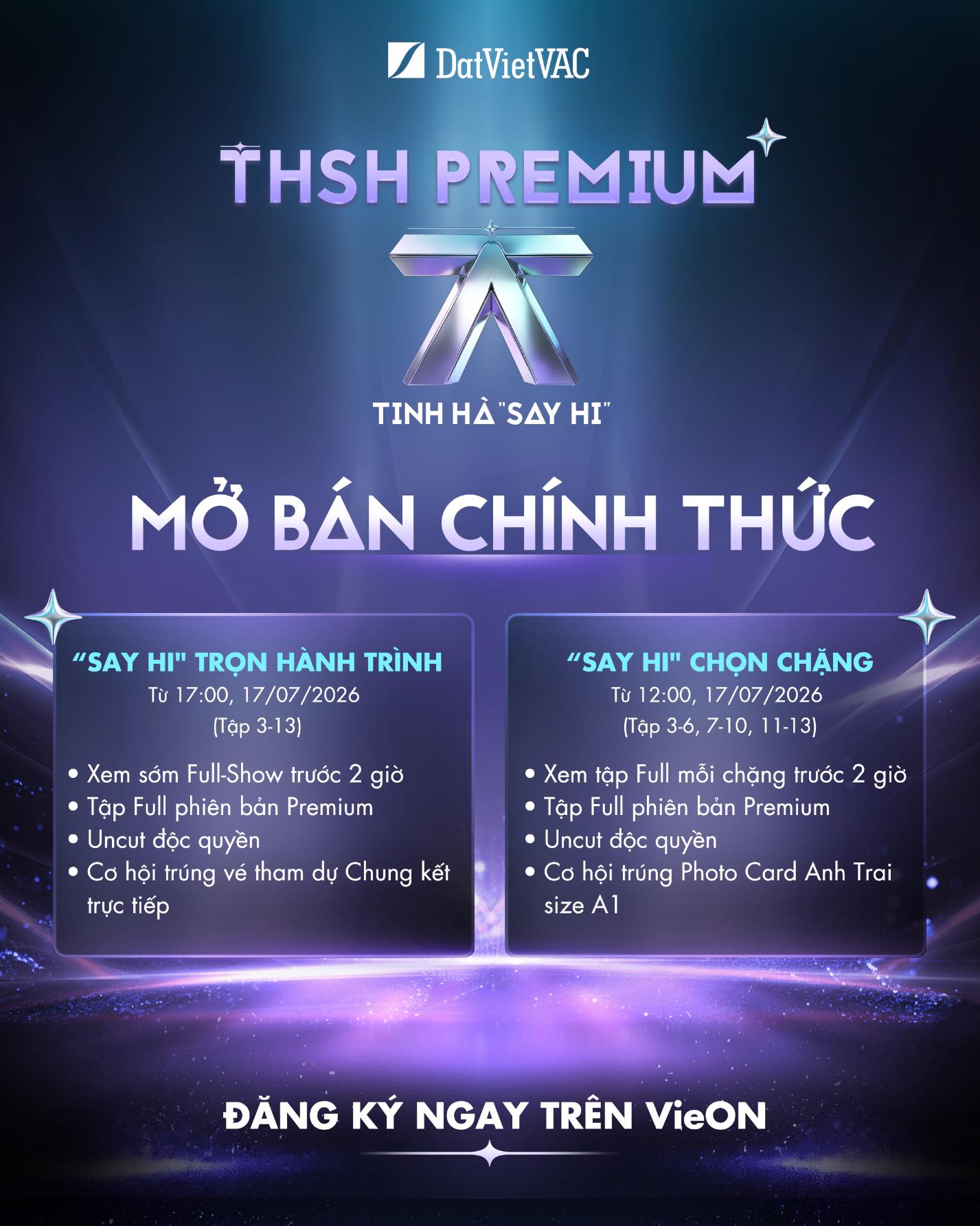 Tinh H&agrave; Say Hi ra mắt bản Premium, fan c&oacute; th&ecirc;m cơ hội săn v&eacute; Chung kết trực tiếp - Ảnh 3.