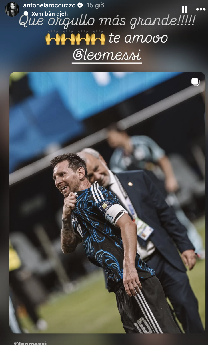 Cả thế giới tung h&ocirc; Messi, c&ograve;n b&agrave; x&atilde; "thanh mai tr&uacute;c m&atilde;" - Antonella lại g&acirc;y sốt kh&aacute;n đ&agrave;i World Cup với v&ograve;ng eo săn chắc, visual trẻ đẹp kh&oacute; tin- Ảnh 2.
