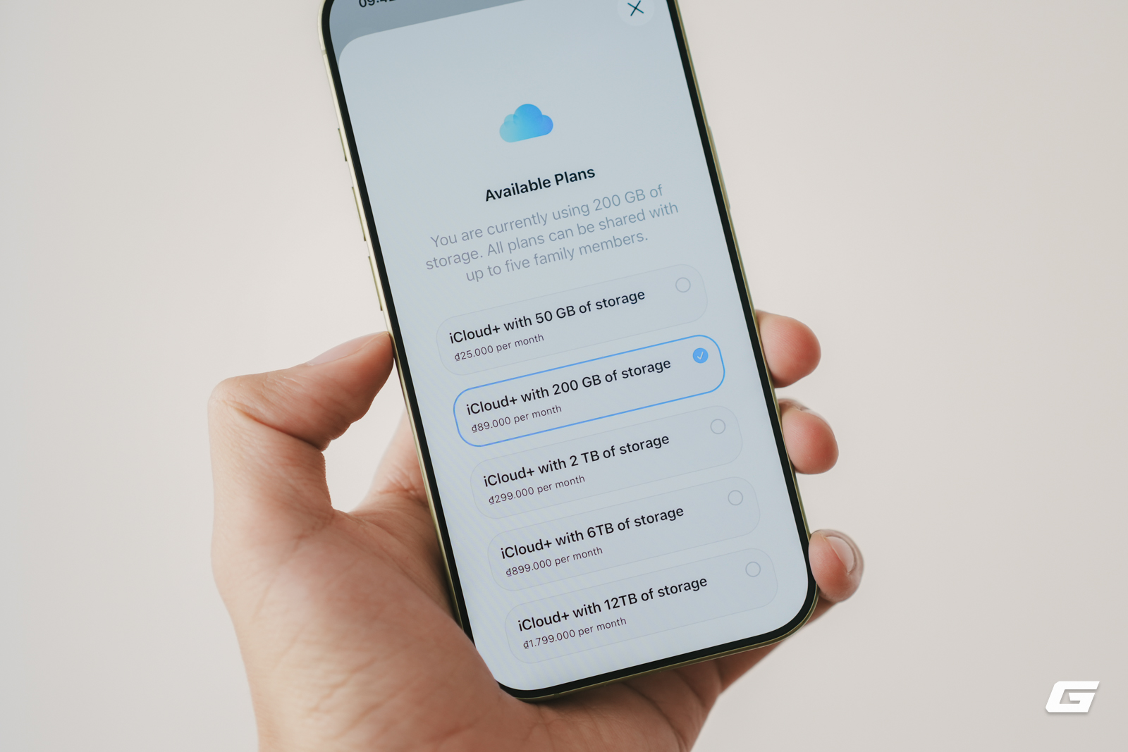 Apple tăng giá iCloud+ tại Việt Nam, gói 50 GB tăng mạnh nhất - Ảnh 1.