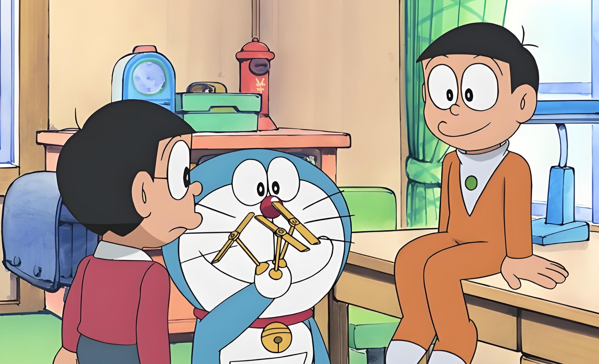 Vai tr&ograve; thực sự của cậu chắt Sewashi trong Doraemon - Ảnh 1.