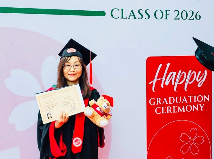 Người phụ nữ Nhật 62 tuổi tốt nghiệp thạc sỹ chương tr&igrave;nh học bằng tiếng Việt- Ảnh 1.