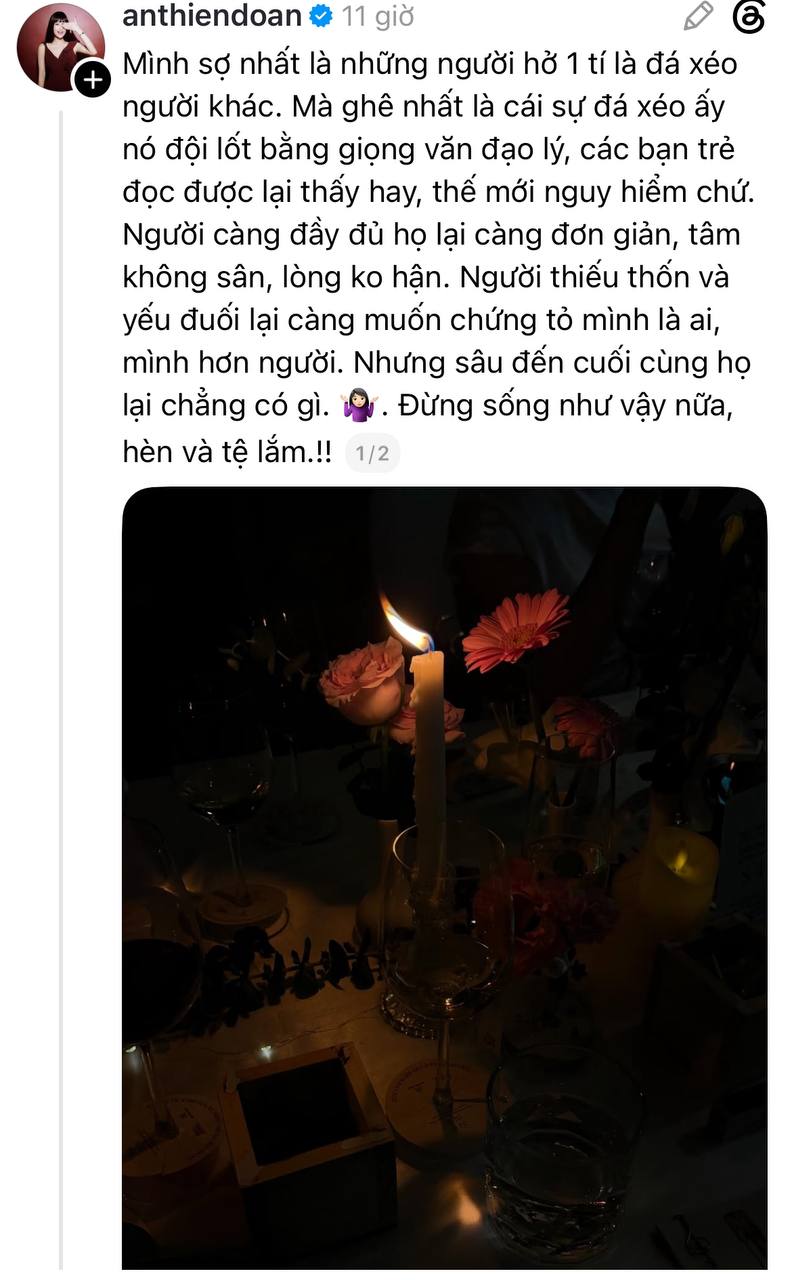 X&ocirc;n xao Minh Triệu - Thi&ecirc;n &Acirc;n c&oacute; biến căng, đ&ograve;i tag thẳng t&ecirc;n để "ba mặt một lời"?- Ảnh 3.