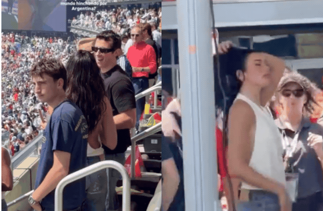 L&oacute;a mắt d&agrave;n sao tề tựu ở chung kết World Cup: Timoth&eacute;e Chalamet kh&oacute;a m&ocirc;i "em ghệ" Kylie Jenner, khiến nh&agrave; Beckham - Beyonc&eacute; -  Rihanna bị lu mờ - Ảnh 11.