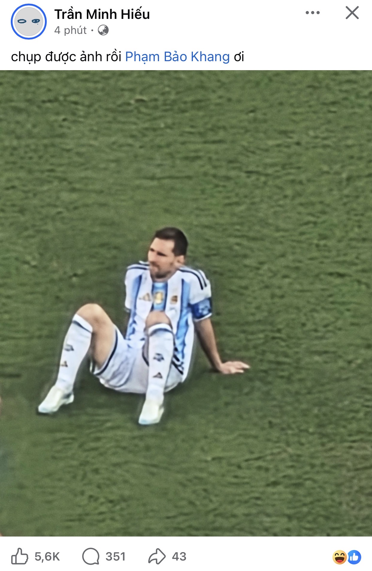 HIEUTHUHAI bắt cận cảnh Messi thất thần sau trận thua, Mỹ T&acirc;m chỉ n&oacute;i 1 c&acirc;u về huyền thoại Argentina- Ảnh 1.