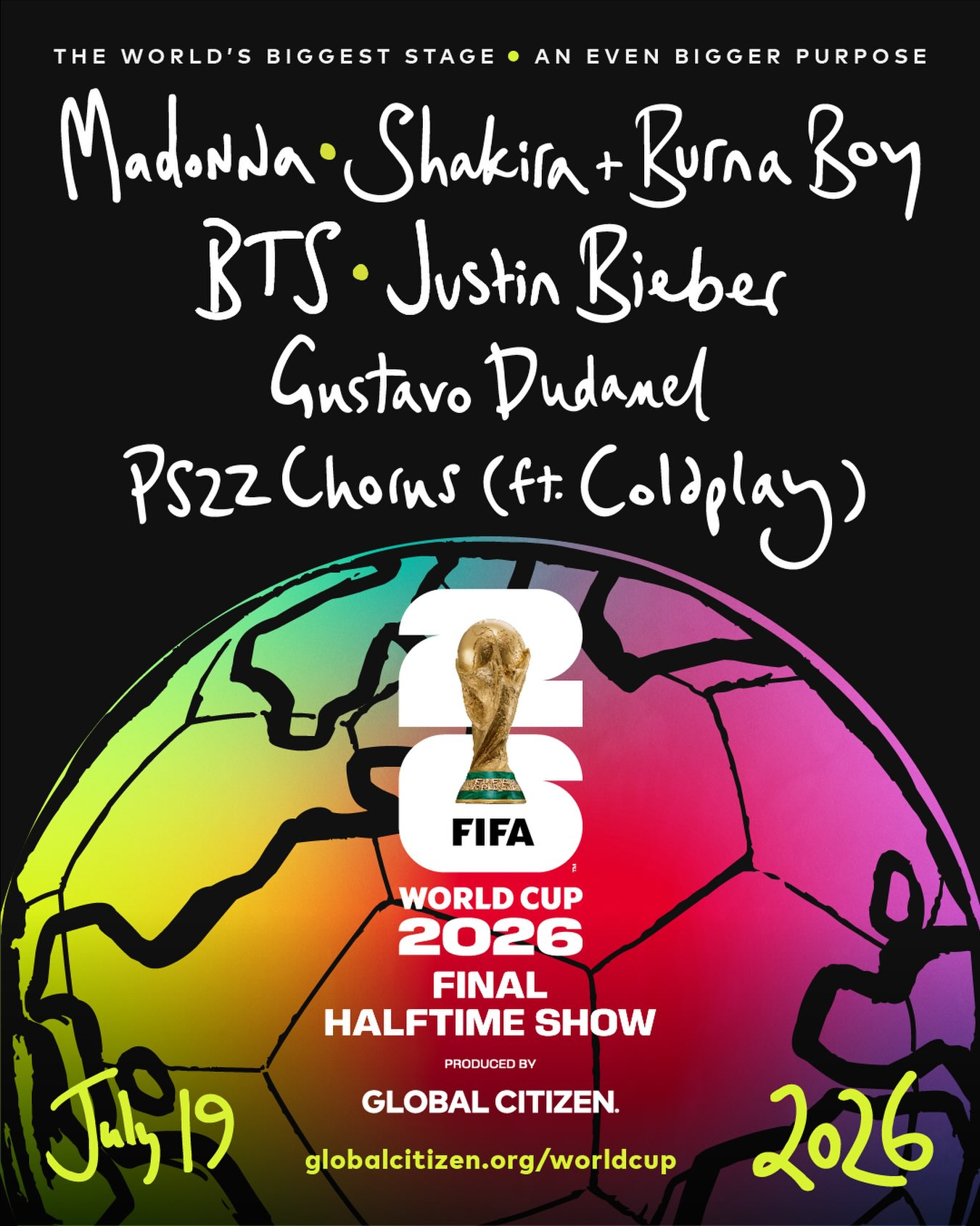 11 ph&uacute;t đi&ecirc;n rồ của half-time show World Cup: Madonna mang Ronaldo trở lại, Justin Bieber h&aacute;t qu&aacute; hay, BTS - Shakira "nổ lớn"! - Ảnh 19.