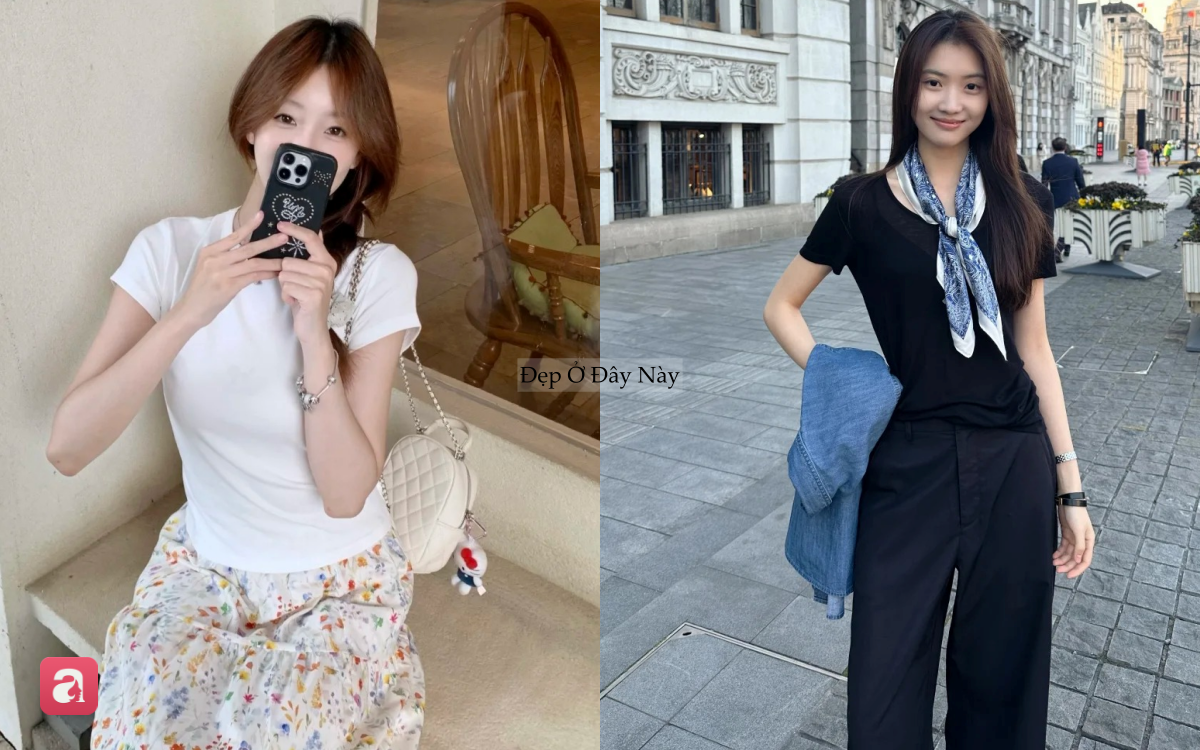 5 c&ocirc;ng thức diện &aacute;o thun tới c&ocirc;ng sở: Vừa trẻ trung, vừa thanh lịch, mặc cả tuần kh&ocirc;ng biết ch&aacute;n- Ảnh 1.