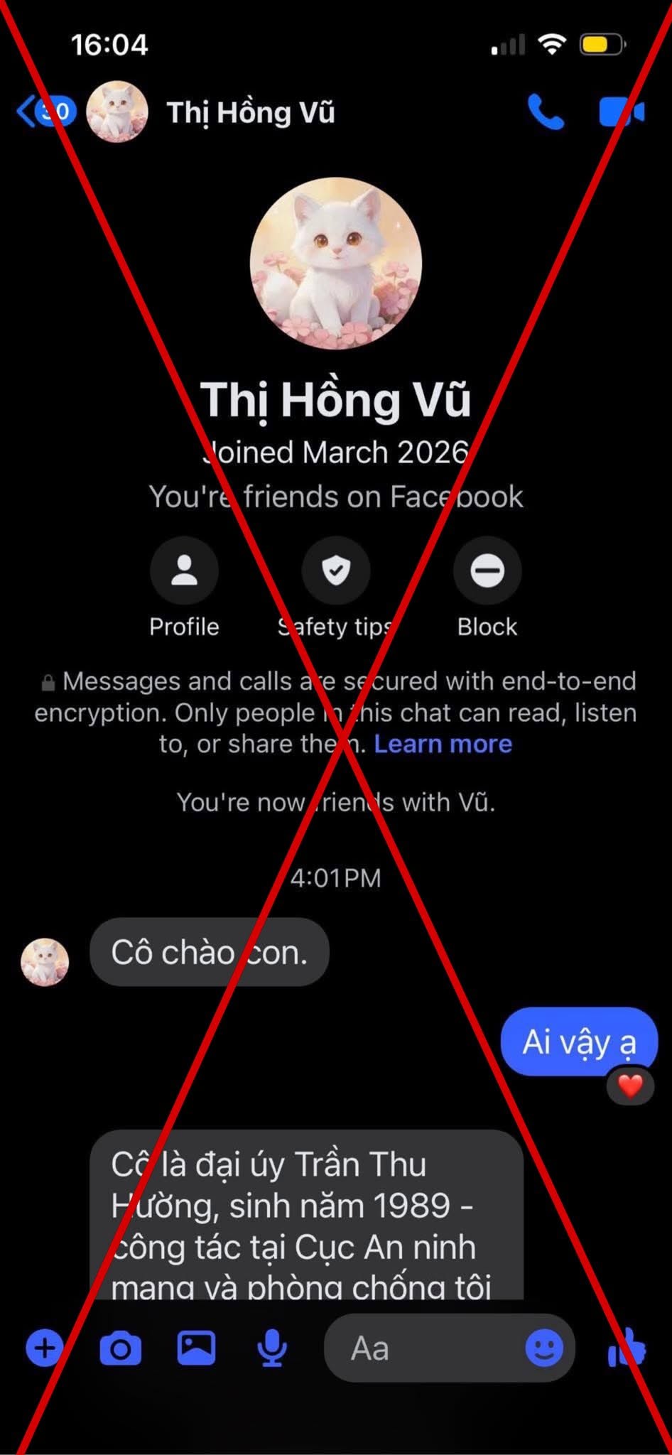 Bộ C&ocirc;ng an cảnh b&aacute;o về &ldquo;Đại &uacute;y Trần Thu Hường, sinh năm 1989&rdquo;- Ảnh 1.
