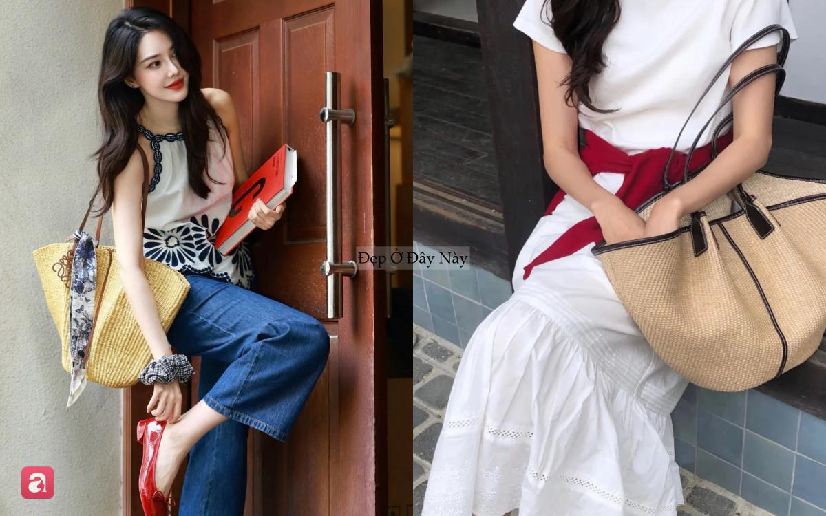 Chiếc t&uacute;i "quốc d&acirc;n" của m&ugrave;a h&egrave;: Mang đi l&agrave;m hay đi chơi đều đẹp như n&agrave;ng thơ- Ảnh 1.