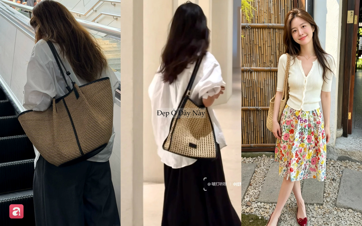 Chiếc t&uacute;i "quốc d&acirc;n" của m&ugrave;a h&egrave;: Mang đi l&agrave;m hay đi chơi đều đẹp như n&agrave;ng thơ- Ảnh 5.