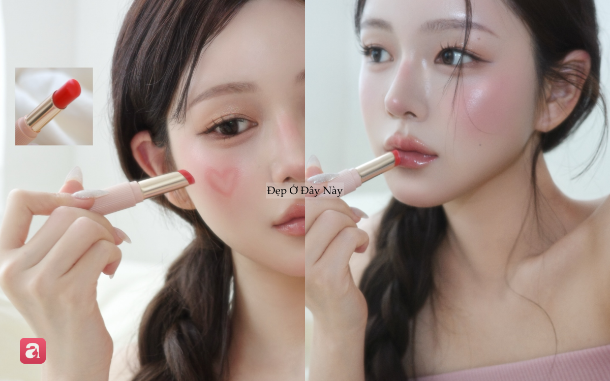 B&iacute; mật makeup trong veo của phụ nữ H&agrave;n, l&agrave; nhờ m&oacute;n đồ đa năng "2 trong 1" cực tiện - Ảnh 4.