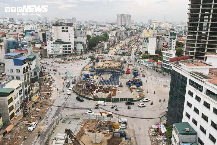 H&agrave; Nội tăng tốc thi c&ocirc;ng đường 'đắt nhất h&agrave;nh tinh', quyết th&ocirc;ng xe trước 2/9- Ảnh 2.