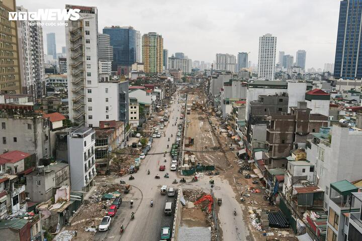 H&agrave; Nội tăng tốc thi c&ocirc;ng đường 'đắt nhất h&agrave;nh tinh', quyết th&ocirc;ng xe trước 2/9- Ảnh 9.