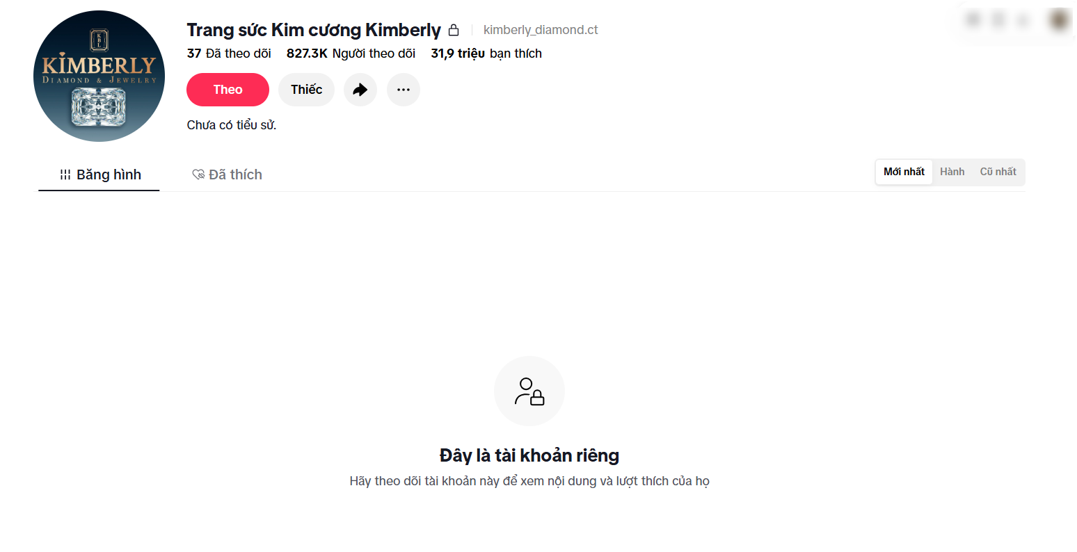 Huỷ livestream có CEO, tiệm kim cương nổi tiếng ở Cần Thơ đưa TikTok về trạng thái riêng tư, tiếp tục bán hàng trên Fanpage- Ảnh 4.