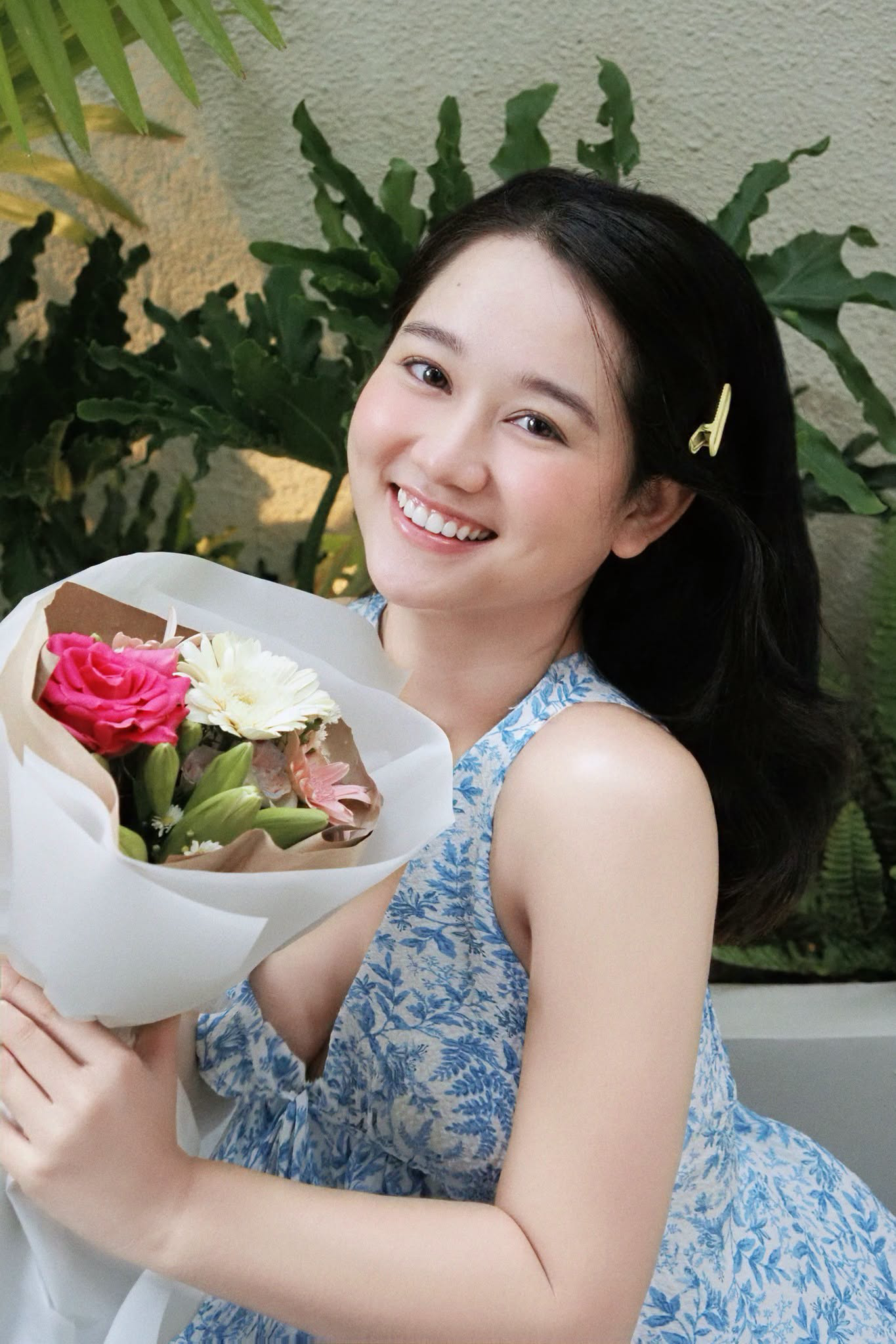 Ảnh kh&ocirc;ng chỉnh sửa lộ v&oacute;c d&aacute;ng hiện tại của Tr&uacute;c Anh (Mắt Biếc)- Ảnh 3.