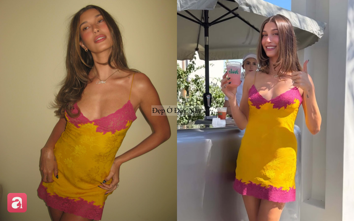 Hailey Bieber lại biến đường phố th&agrave;nh s&agrave;n diễn với chiếc v&aacute;y "c&oacute; tiền chưa chắc mua được"- Ảnh 6.