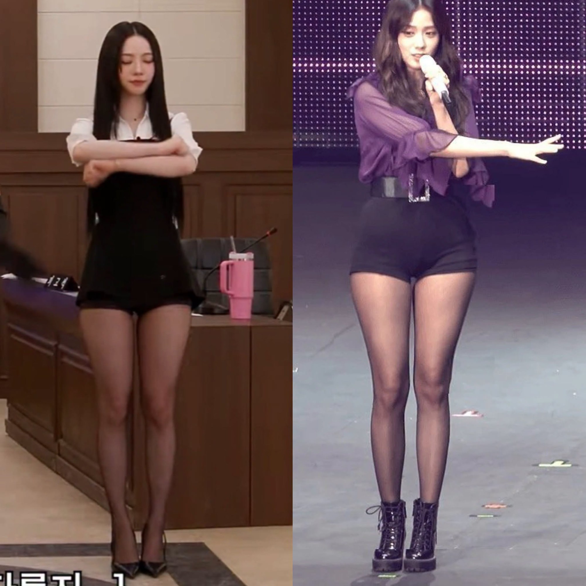 Jisoo v&agrave; nữ thần AI đại diện cho đ&ocirc;i ch&acirc;n chuẩn đẹp Kpop, cặp đ&ugrave;i "mật ong" sexy cỡ n&agrave;y- Ảnh 1.