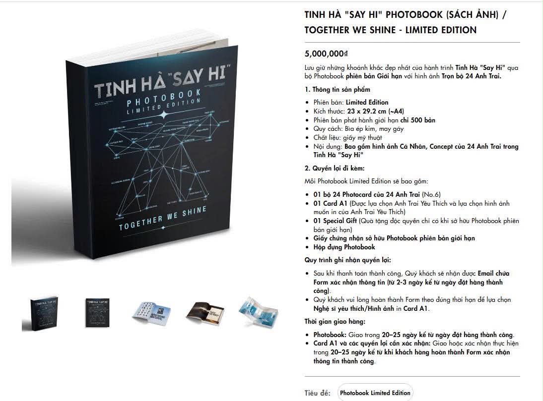 Tranh c&atilde;i s&aacute;ch ảnh của Tinh H&agrave; Say Hi gi&aacute; 5 triệu đồng, gấp 5 lần Taylor Swift- Ảnh 3.
