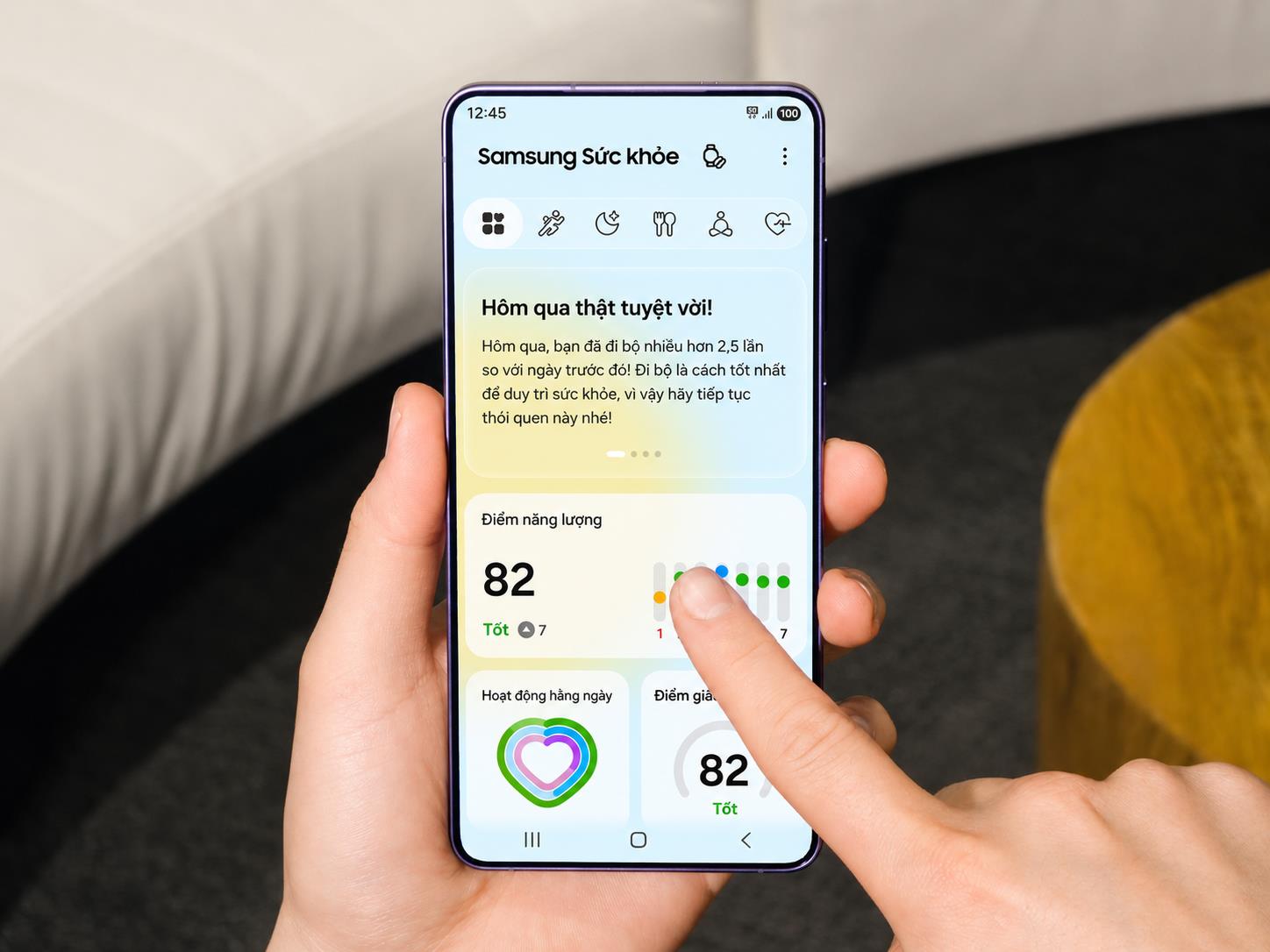 Khi Galaxy AI trở thành huấn luyện viên sức khỏe 24/7 của dân văn phòng: Đừng đợi đến khi mệt mới nghỉ - Ảnh 4.