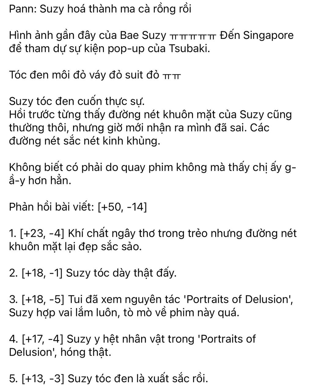 Suzy bị gọi l&agrave; "ma c&agrave; rồng"- Ảnh 4.