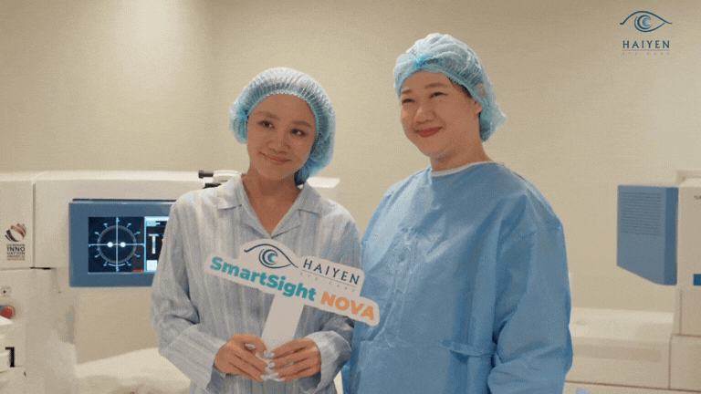 Văn Mai Hương đi x&oacute;a cận nhưng được b&aacute;c sĩ y&ecirc;u cầu l&agrave;m th&ecirc;m một việc trước khi phẫu thuật - Ảnh 8.