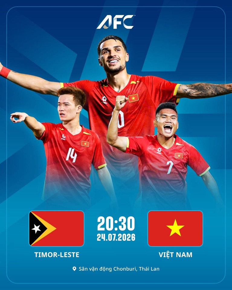 Diễn biến 20h30 h&ocirc;m nay Việt Nam đấu Timor Leste tại ASEAN Cup 2026: Patrik L&ecirc; Giang bắt ch&iacute;nh- Ảnh 2.