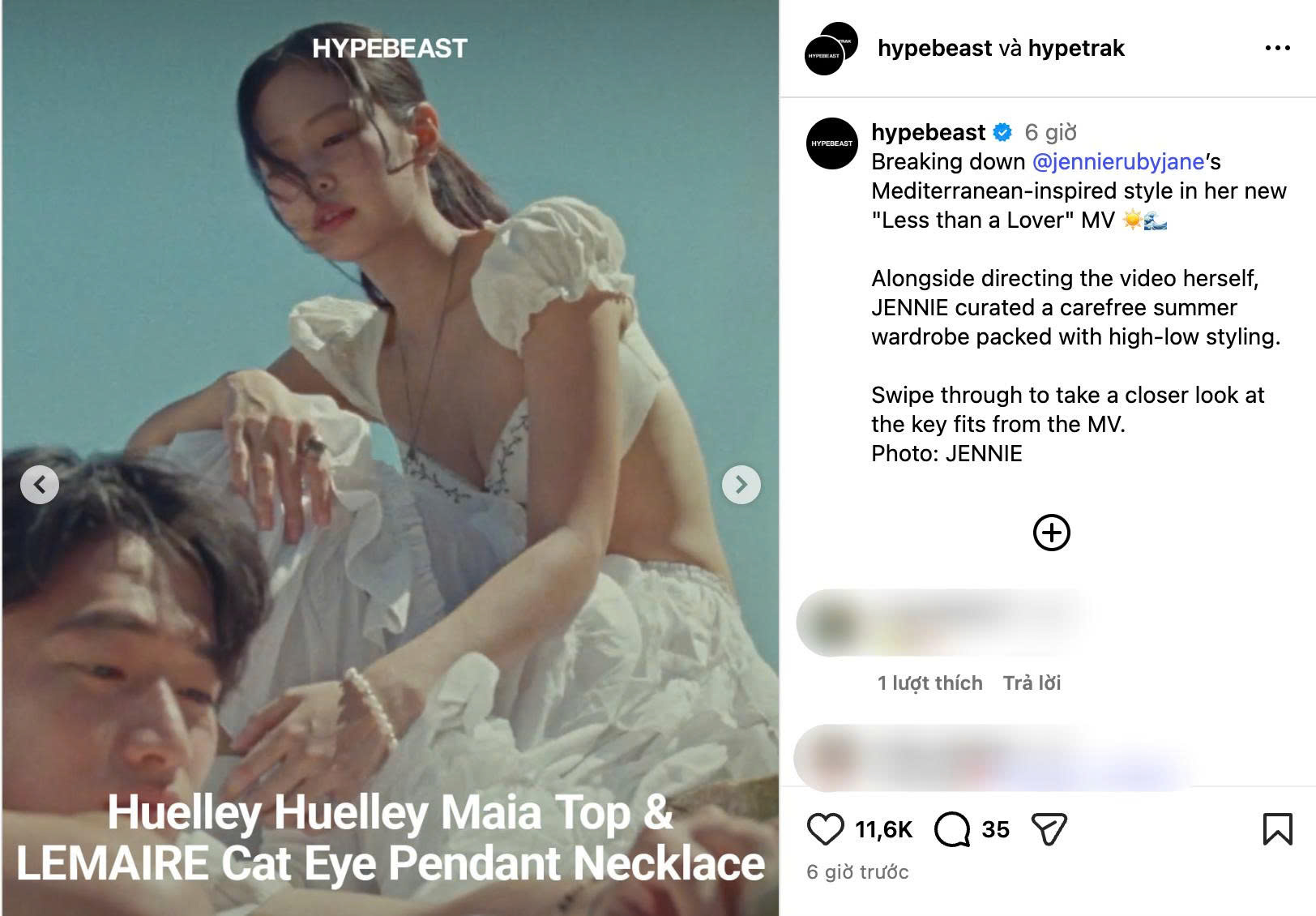 Jennie diện 2 thiết kế của 1 local brand Việt trong MV mới, s&aacute;nh ngang Chanel - The Row- Ảnh 3.