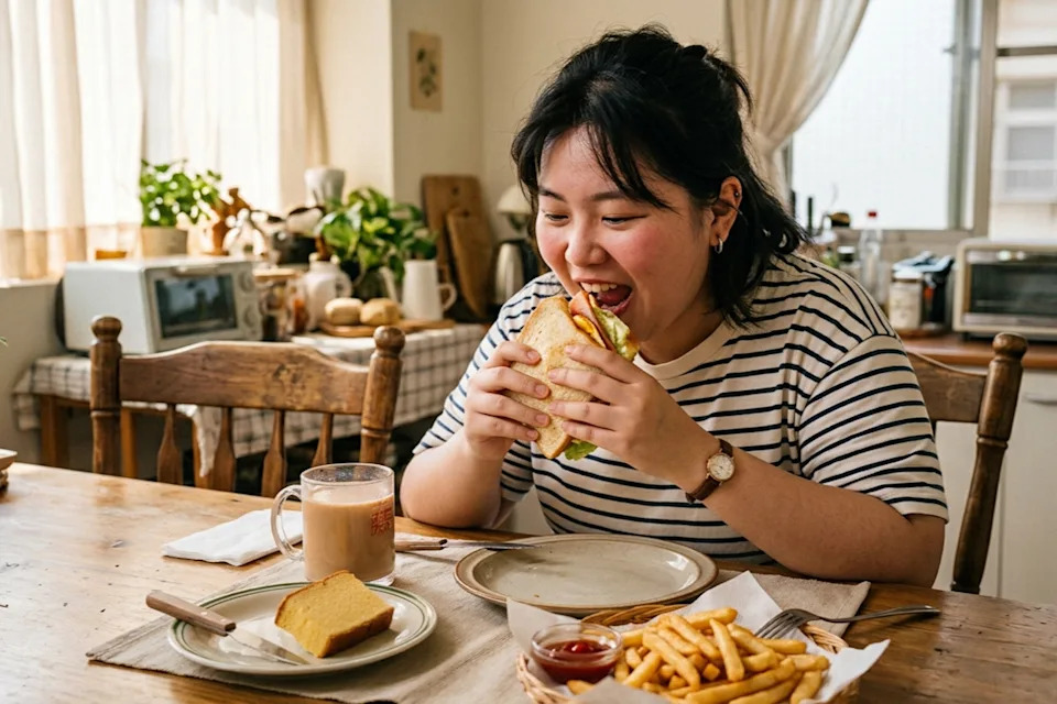 R&otilde; r&agrave;ng tối qua đ&atilde; ăn khuya, sao s&aacute;ng ra vẫn đ&oacute;i cồn c&agrave;o muốn ăn thật nhiều? Chuy&ecirc;n gia dinh dưỡng chỉ ra 3 nguy&ecirc;n nh&acirc;n: Kh&ocirc;ng phải do bạn ăn qu&aacute; &iacute;t- Ảnh 1.