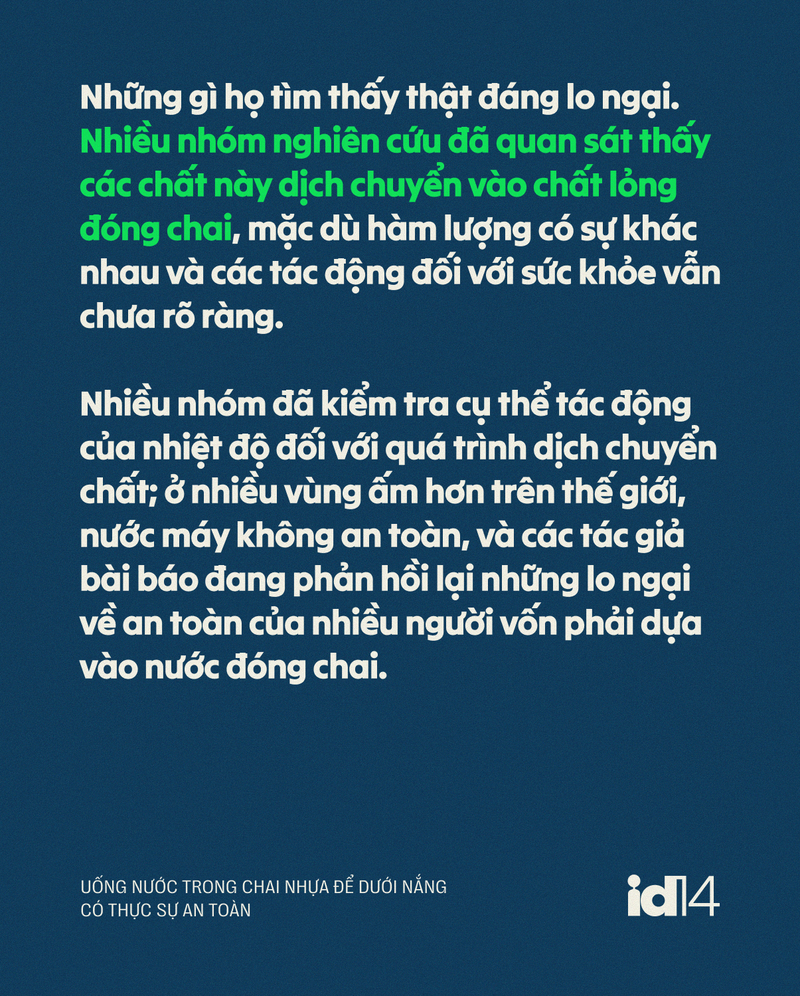 Uống nước trong chai nhựa để dưới nắng: C&oacute; thực sự an to&agrave;n?- Ảnh 4.