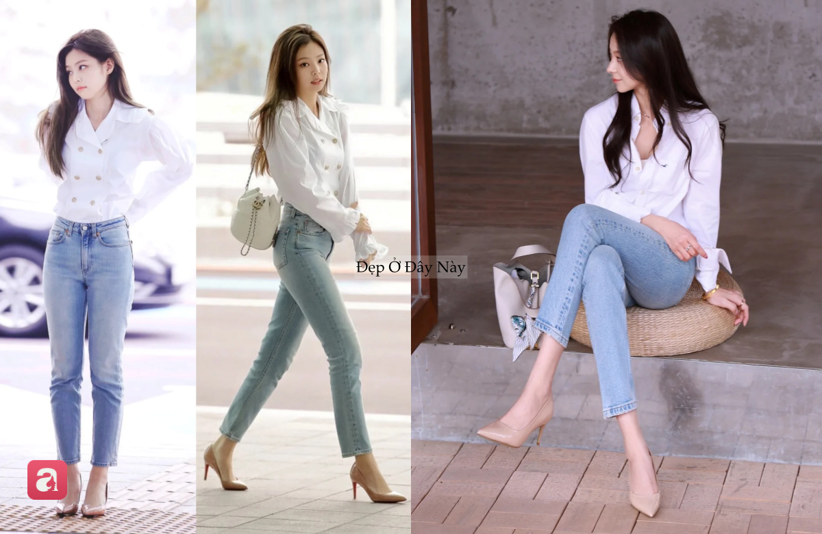 Đ&ocirc;i gi&agrave;y "vạn năng" cứ mang l&agrave; ch&acirc;n d&agrave;i th&ecirc;m cả chục cm, từ Jennie đến Triệu Lộ Tư đều m&ecirc;- Ảnh 4.