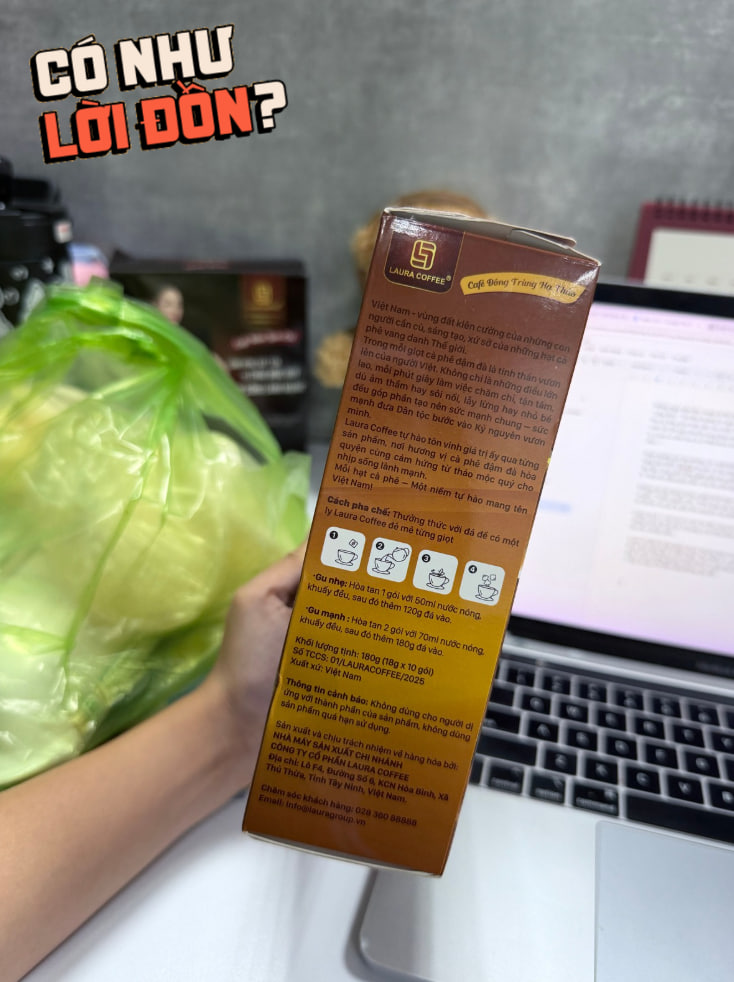 Pha 4 g&oacute;i c&agrave; ph&ecirc; Laura của Nhật Kim Anh nhưng chả thấy linh chi hay đ&ocirc;ng tr&ugrave;ng, độ s&aacute;nh kẹo lại đến từ lượng đường khổng lồ! - Ảnh 2.