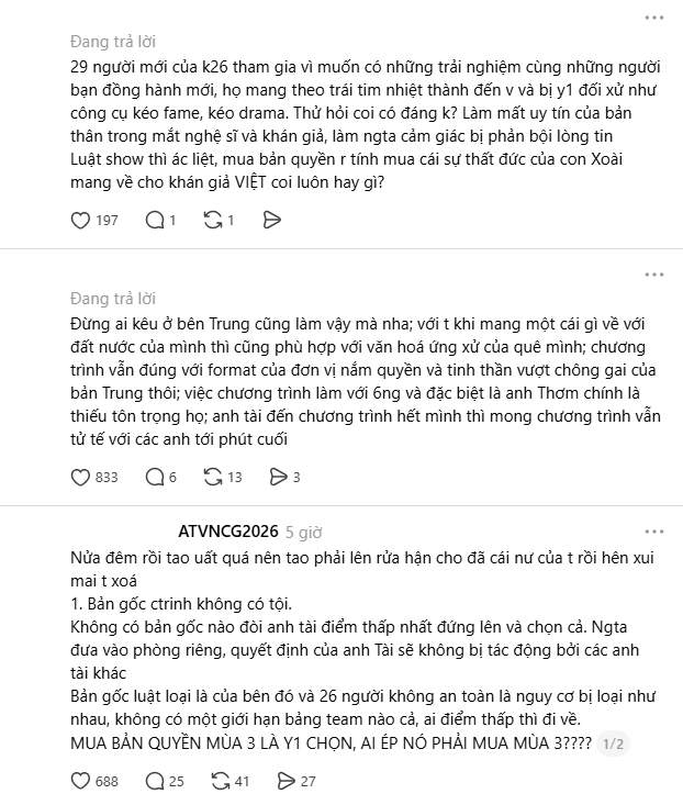 Cả c&otilde;i mạng y&ecirc;u cầu NSX Ch&ocirc;ng Gai xin lỗi v&igrave; &ldquo;giọt nước mắt của Thơm&rdquo; v&agrave; d&agrave;n Anh T&agrave;i điểm thấp bị n&ecirc;u t&ecirc;n- Ảnh 6.