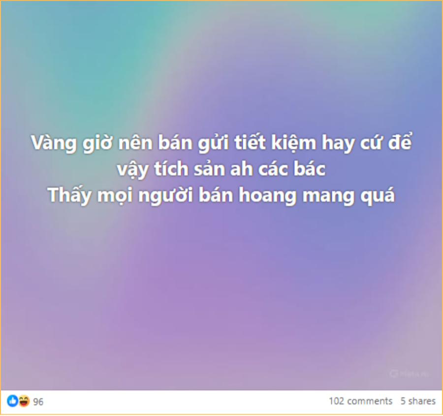 Gi&aacute; v&agrave;ng giảm 53 triệu đồng/ lượng, t&iacute;nh gom hết v&agrave;ng cưới, v&agrave;ng t&iacute;ch lũy đi "cắt lỗ": Chuy&ecirc;n gia n&oacute;i g&igrave;?- Ảnh 1.