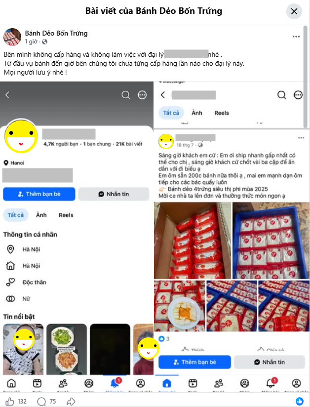 Xưởng b&aacute;nh dẻo 4 trứng nổi tiếng bất ngờ tố 1 đại l&yacute;, netizen lắc đầu: &ldquo;Qu&aacute; thiếu chuy&ecirc;n nghiệp&rdquo;- Ảnh 1.