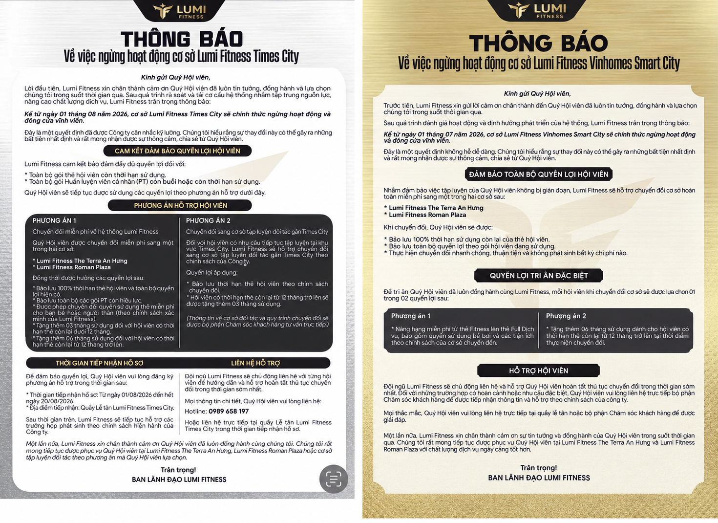 Chuỗi ph&ograve;ng gym 5 sao ở H&agrave; Nội đồng loạt đ&oacute;ng cửa nhiều cơ sở - Ảnh 2.
