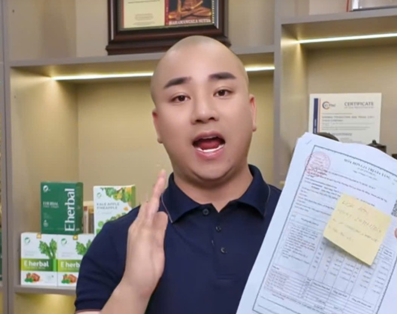 Vợ chồng Hữu C&ocirc;ng quảng b&aacute; bột rau detox rầm rộ cỡ n&agrave;o trước khi bị ti&ecirc;u hủy gần 76.000 sản phẩm, xử phạt? - Ảnh 9.