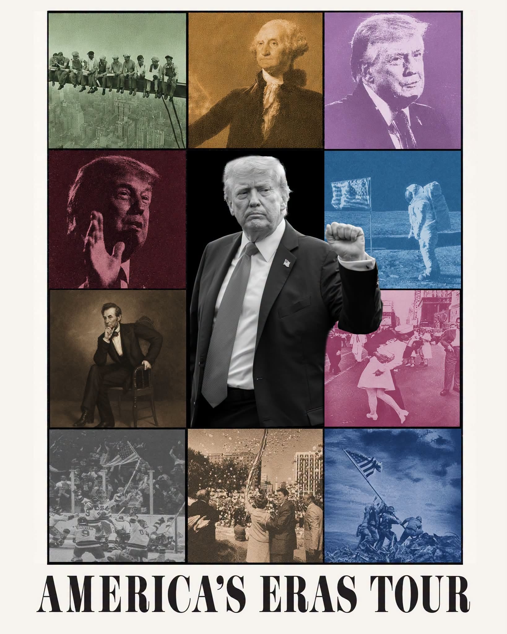 Nhà Trắng tung poster hình Tổng thống Trump: Tương đồng