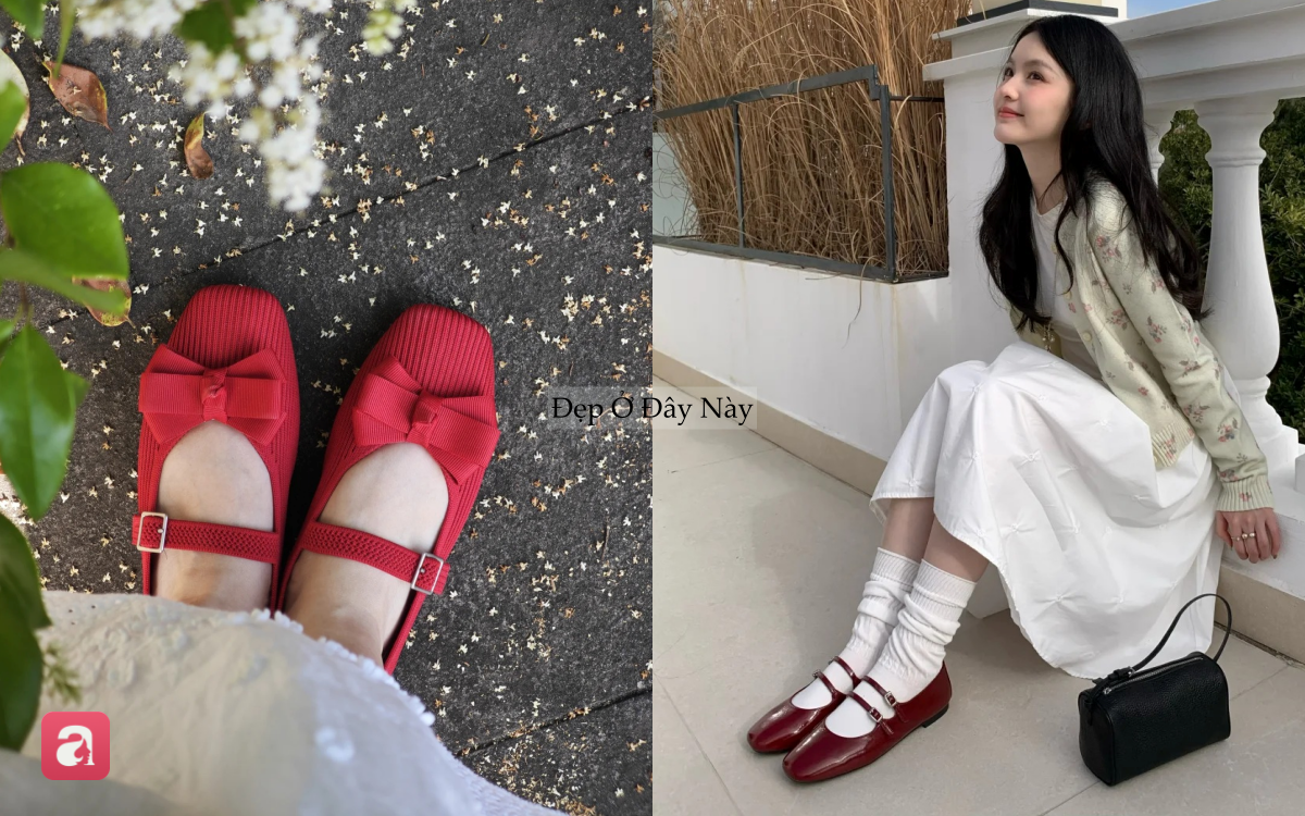 Kh&ocirc;ng phải sneaker, gi&agrave;y b&uacute;p b&ecirc; đỏ mới l&agrave; m&oacute;n đồ hot nhất h&egrave; 2026 - Ảnh 6.