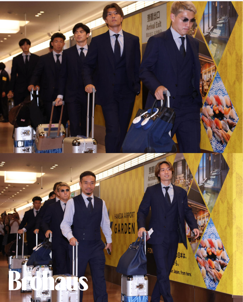 Thua World Cup nhưng thắng tuyệt đối về phong c&aacute;ch: D&agrave;n cầu thủ Nhật đ&oacute;ng suit 150 triệu về nước khiến MXH ầm ĩ- Ảnh 1.
